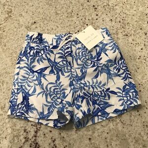 NWT Janie and Jack x Rachel Zoe Boys Tropical Print Swim Trunks